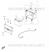 BATTERIE pour Kawasaki J300
