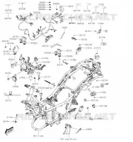 CHASSIS EQUIPMENT ELECTRIQUE pour Kawasaki J300