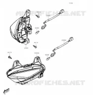 CLIGNOTANTS pour Kawasaki J300