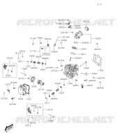 CULASSE pour Kawasaki J300
