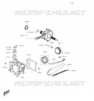 CYLINDRE/PISTON pour Kawasaki J300