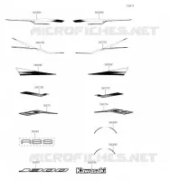 Decals(Black)(CKFA) pour Kawasaki J300