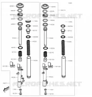 FOURCHE pour Kawasaki J300