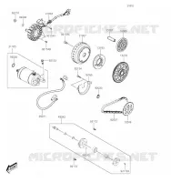 G&Eacute;N&Eacute;RATEUR pour Kawasaki J300