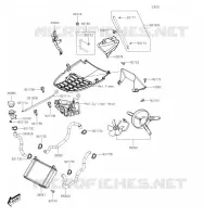 RADIATEUR pour Kawasaki J300