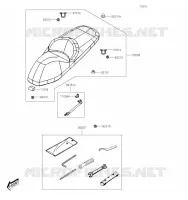 SELLE pour Kawasaki J300