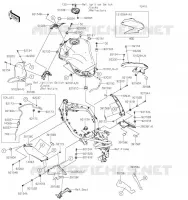 RESERVOIR CARBURANT pour Kawasaki Z900