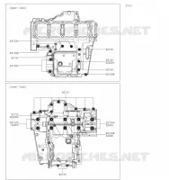 BOULON CARTER MOTEUR pour Kawasaki Z900