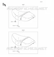 Accessory(Seat) pour Kawasaki Z900RS CAFE
