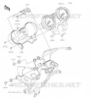COMPTEURS pour Kawasaki Z900RS CAFE