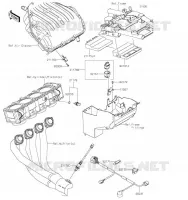 INJECTION CARBURANT pour Kawasaki Z900RS CAFE