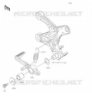 PEDALE DE FREIN/TORQUE LINK pour Kawasaki Z900RS CAFE