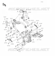 SUPPORT MOTEUR pour Kawasaki Z900RS CAFE