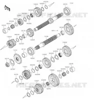 TRANSMISSION pour Kawasaki Z900RS CAFE