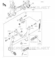 Accessory(Center Stand) pour Kawasaki Z900RS CAFE