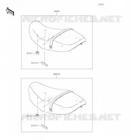 Accessory(Seat) pour Kawasaki Z900RS CAFE