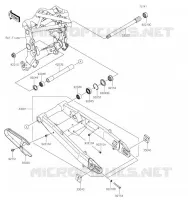 BRAS OSCILLANT pour Kawasaki Z900RS CAFE