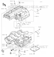 CARTER MOTEUR(S) pour Kawasaki Z900RS CAFE