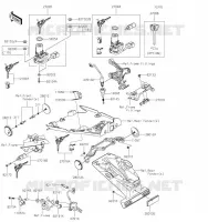CONTACTEUR SERRURE/R&Eacute;FLECTEUR pour Kawasaki Z900RS CAFE