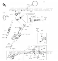 GUIDON pour Kawasaki Z900RS CAFE
