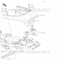 HOUSSE SELLE pour Kawasaki Z900RS CAFE