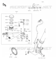 MAITRE CYLINDRE AV pour Kawasaki Z900RS CAFE