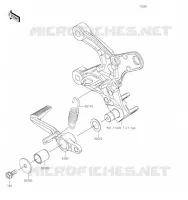 PEDALE DE FREIN/TORQUE LINK pour Kawasaki Z900RS CAFE