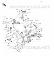 SUPPORT MOTEUR pour Kawasaki Z900RS CAFE