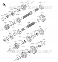 TRANSMISSION pour Kawasaki Z900RS CAFE