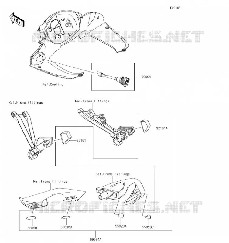 ACCESSOIRE(DC OUTPUT ETC.) Kawasaki MOTOS 1000 2019 Z1000SX  ZX1000WKF