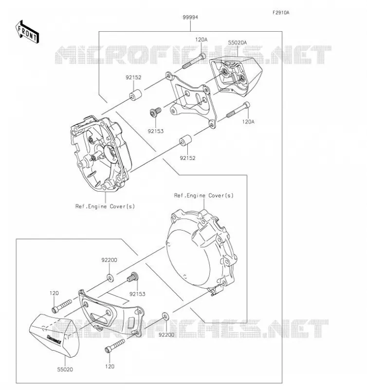 Accessory(Slider) Kawasaki MOTOS 1000 2019 NINJA ZX-10R  ZX1002EKF