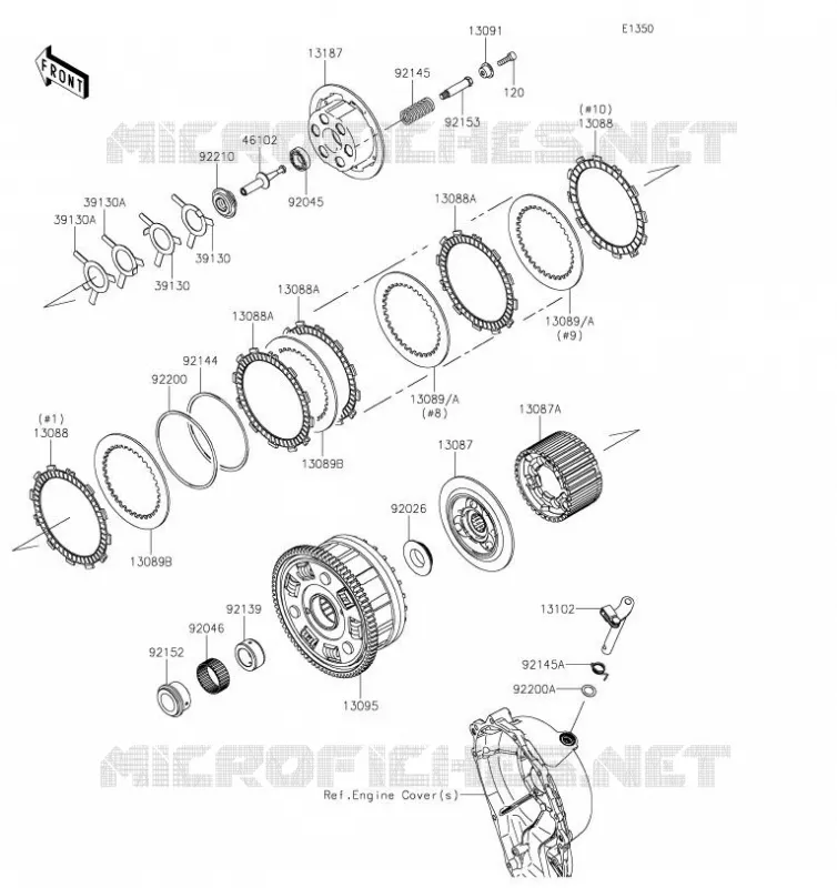 EMBRAYAGE Kawasaki MOTOS 1000 2019 NINJA ZX-10R  ZX1002EKF