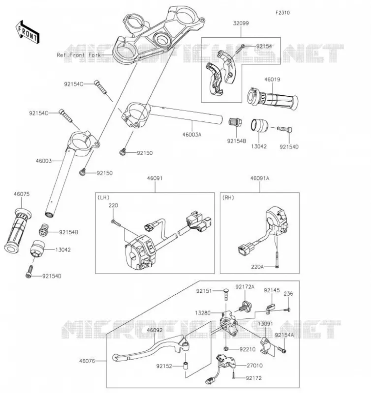 GUIDON Kawasaki MOTOS 1000 2019 NINJA ZX-10RR  ZX1002GKF