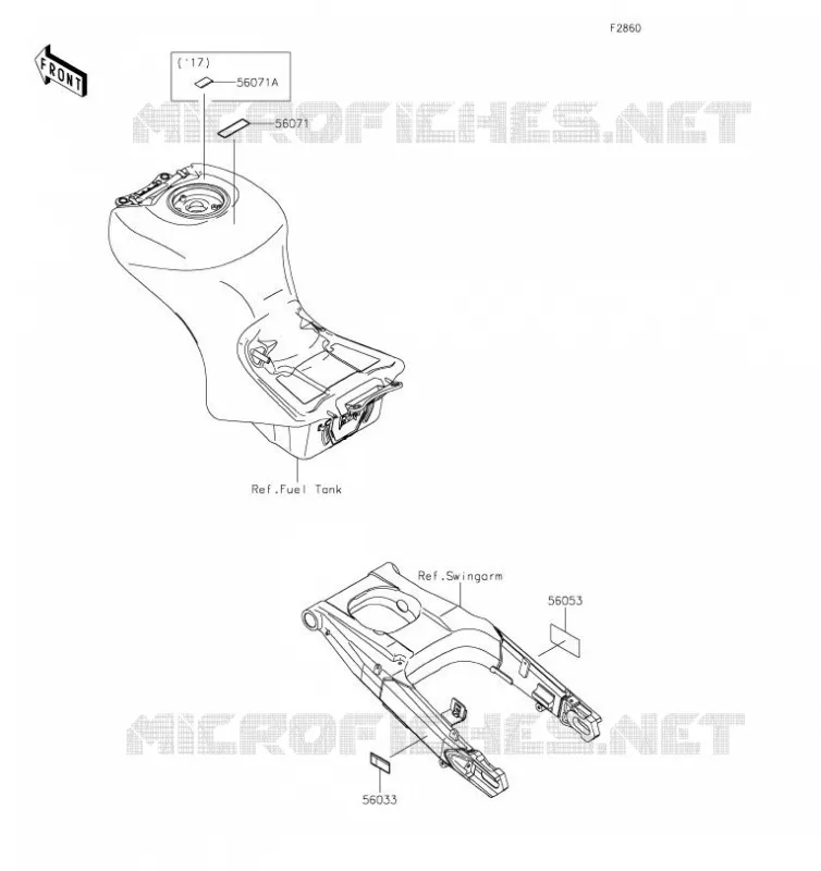 Labels(HGF/HHF) Kawasaki MOTOS 1400 2019 ZZR1400 ABS  ZX1400HKF