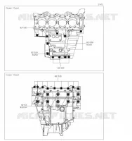 BOULON CARTER MOTEUR pour Kawasaki NINJA ZX-6R