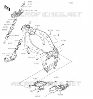 CH&Acirc;SSIS pour Kawasaki NINJA ZX-6R