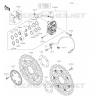 FREIN AVANT pour Kawasaki NINJA ZX-6R