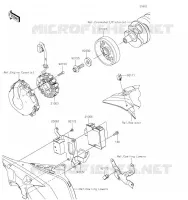 G&Eacute;N&Eacute;RATEUR pour Kawasaki NINJA ZX-6R