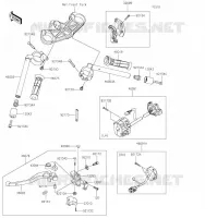 GUIDON pour Kawasaki NINJA ZX-6R