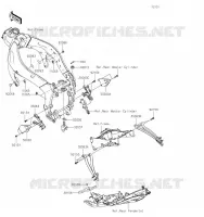 PIECE DE CADRE (COUVERTURE) pour Kawasaki NINJA ZX-6R