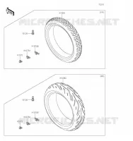 PNEUS pour Kawasaki NINJA ZX-6R