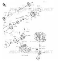 POMPE A HUILE pour Kawasaki NINJA ZX-6R