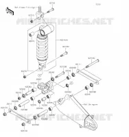 SUSPENSION/AMORTISSEUR pour Kawasaki NINJA ZX-6R