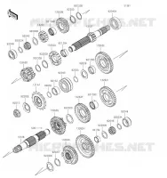TRANSMISSION pour Kawasaki NINJA ZX-6R