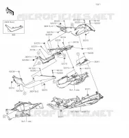 CACHE LAT&Eacute;RAL pour Kawasaki NINJA ZX-6R