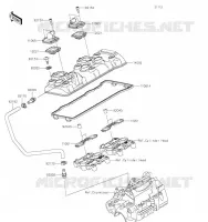 COUVRE CULASSE pour Kawasaki NINJA ZX-6R