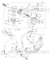 MAITRE CYLINDRE AV pour Kawasaki NINJA ZX-6R