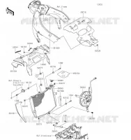 RADIATEUR pour Kawasaki NINJA ZX-6R