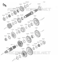 TRANSMISSION pour Kawasaki NINJA ZX-6R