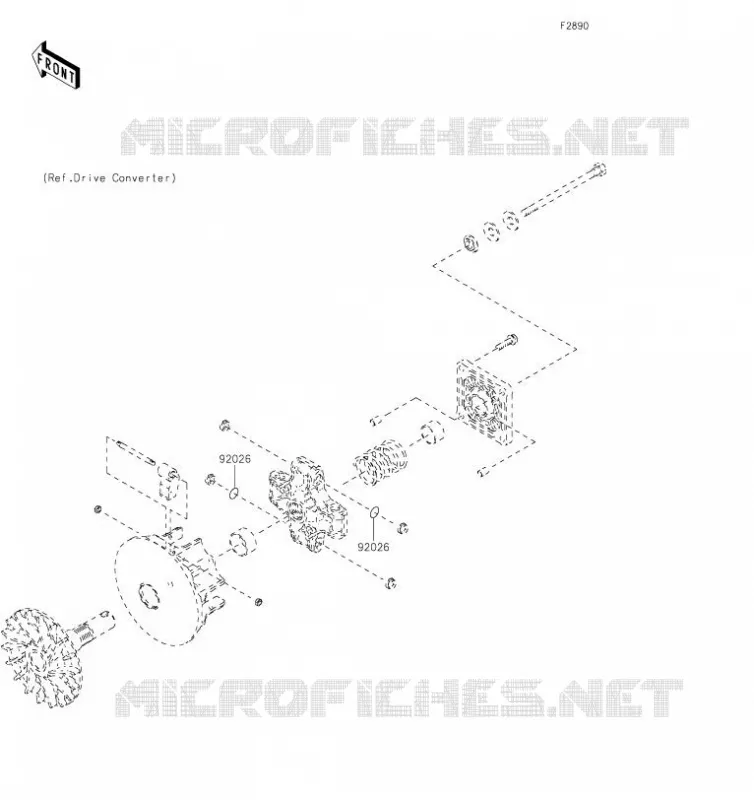 PIECE EN OPTION(MOTEUR) Kawasaki SSV 400 2019 MULE SX  KAF400RKF